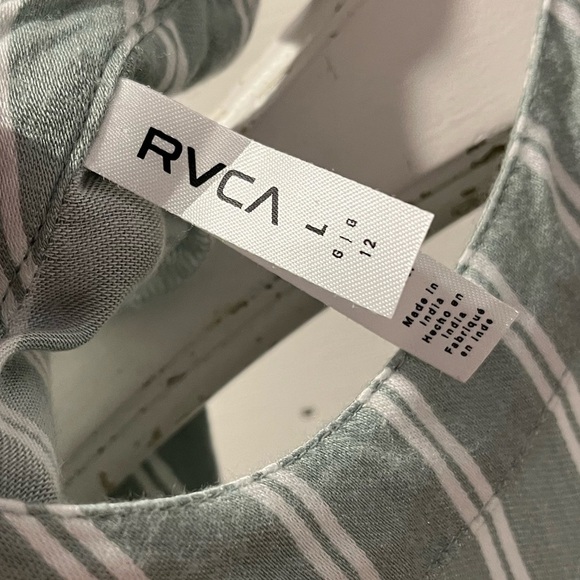 RVCA Green and white dress size L - Picture 5 of 8